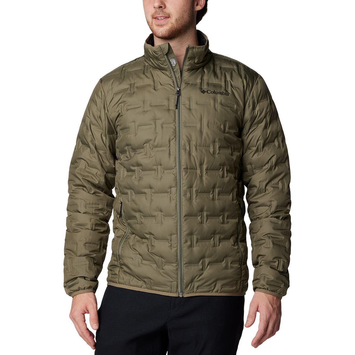 Image of Columbia Delta Ridge II Down Jacket - Men's Stone Green, M