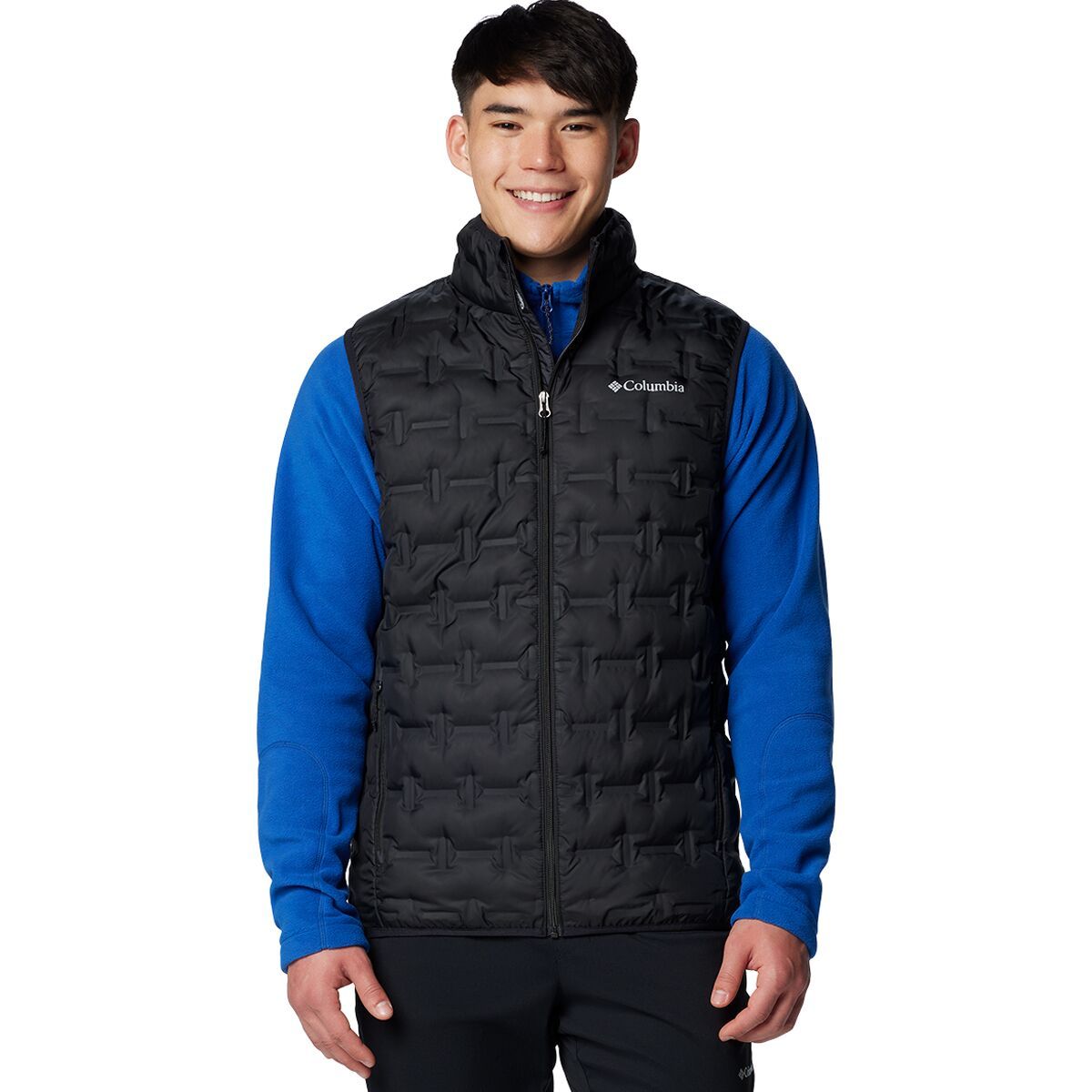 Image of Columbia Delta Ridge II Down Vest - Men's Black, M