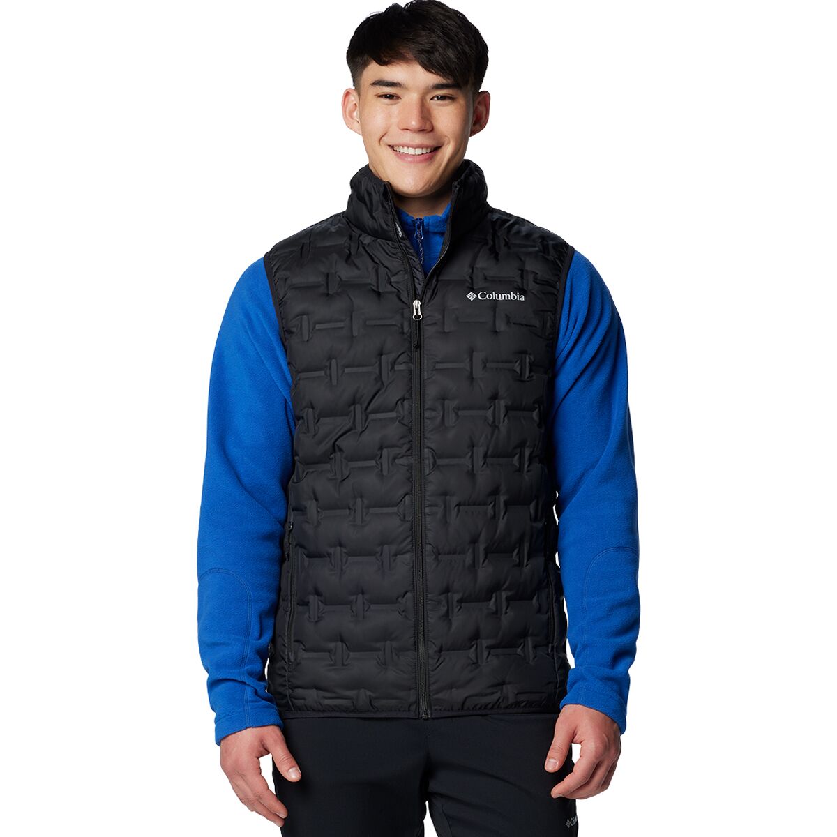 Image of Columbia Delta Ridge II Down Vest - Men's Black, S