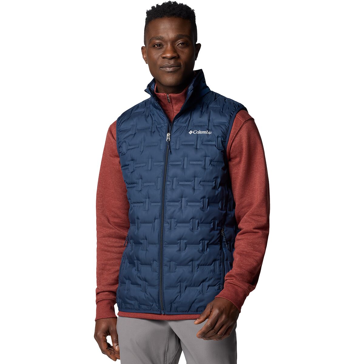 Image of Columbia Delta Ridge II Down Vest - Men's Collegiate Navy, L