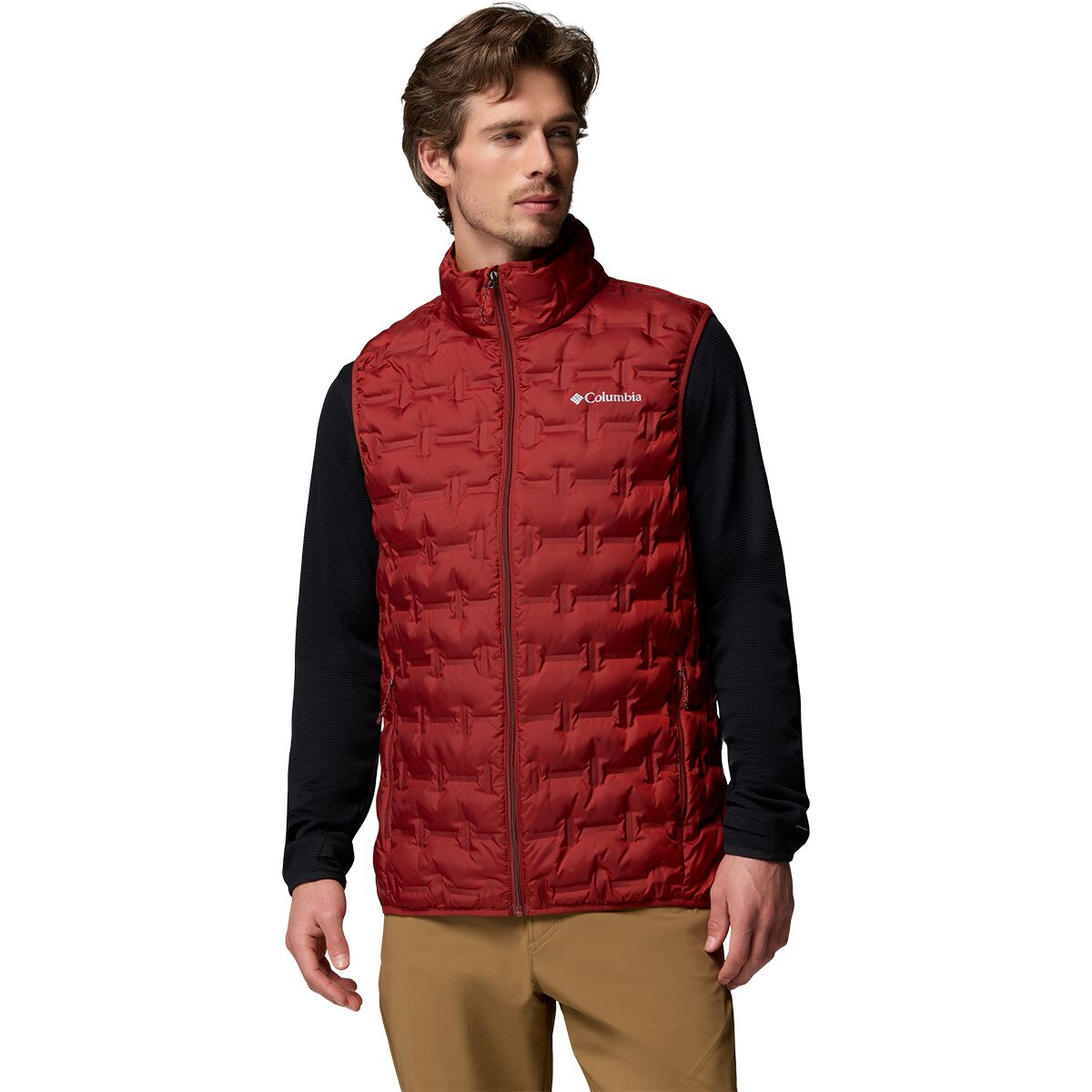 Image of Columbia Delta Ridge II Down Vest - Men's Red Oxide, XXL