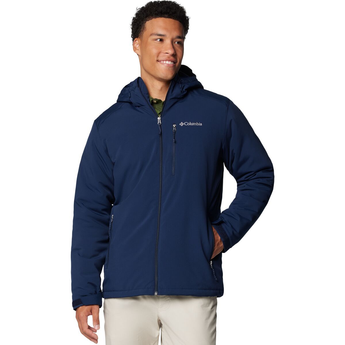 Columbia Gate Racer II Softshell Jacket - Men's Collegiate Navy, M