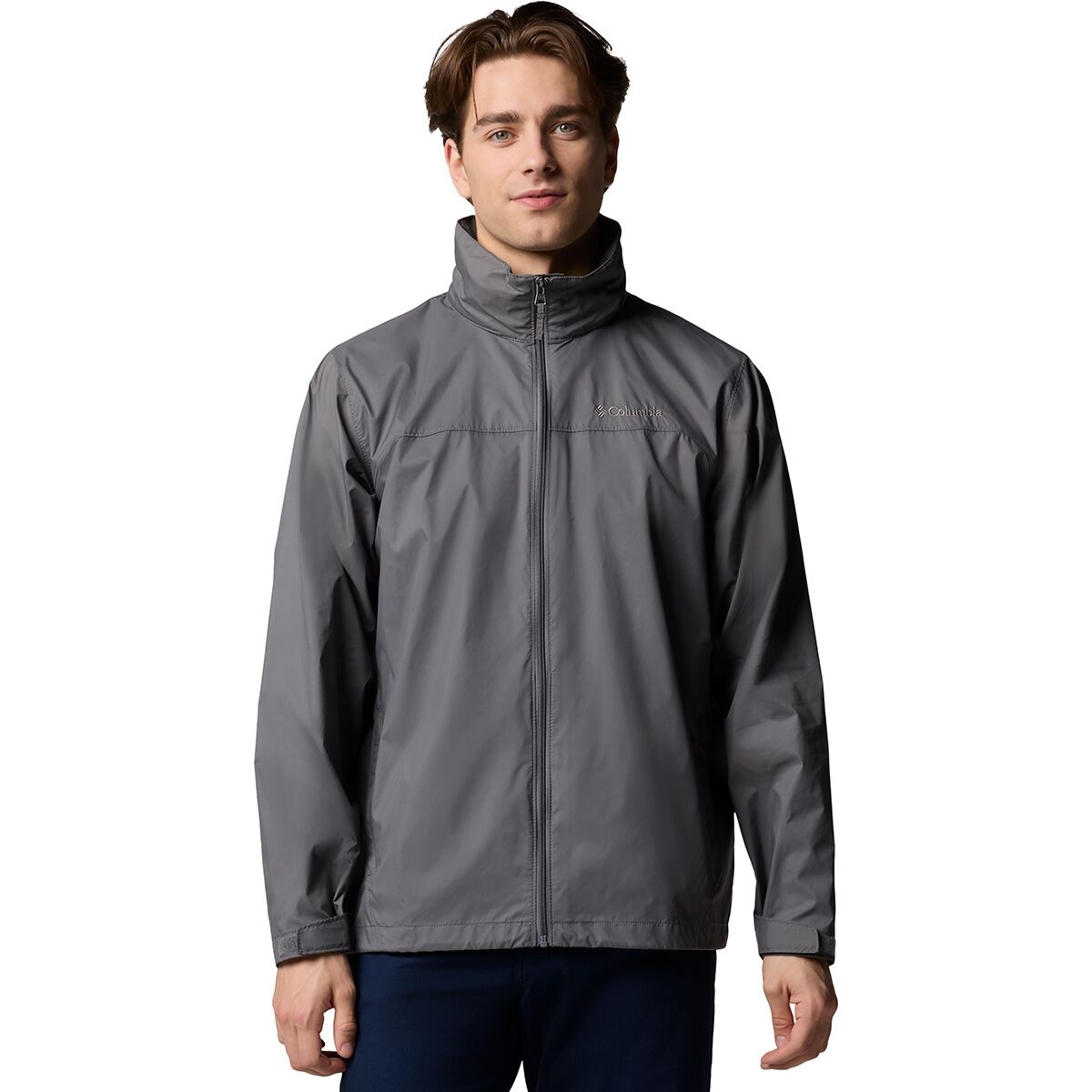 Image of Columbia Glennaker Lake II Rain Jacket - Men's City Grey, M