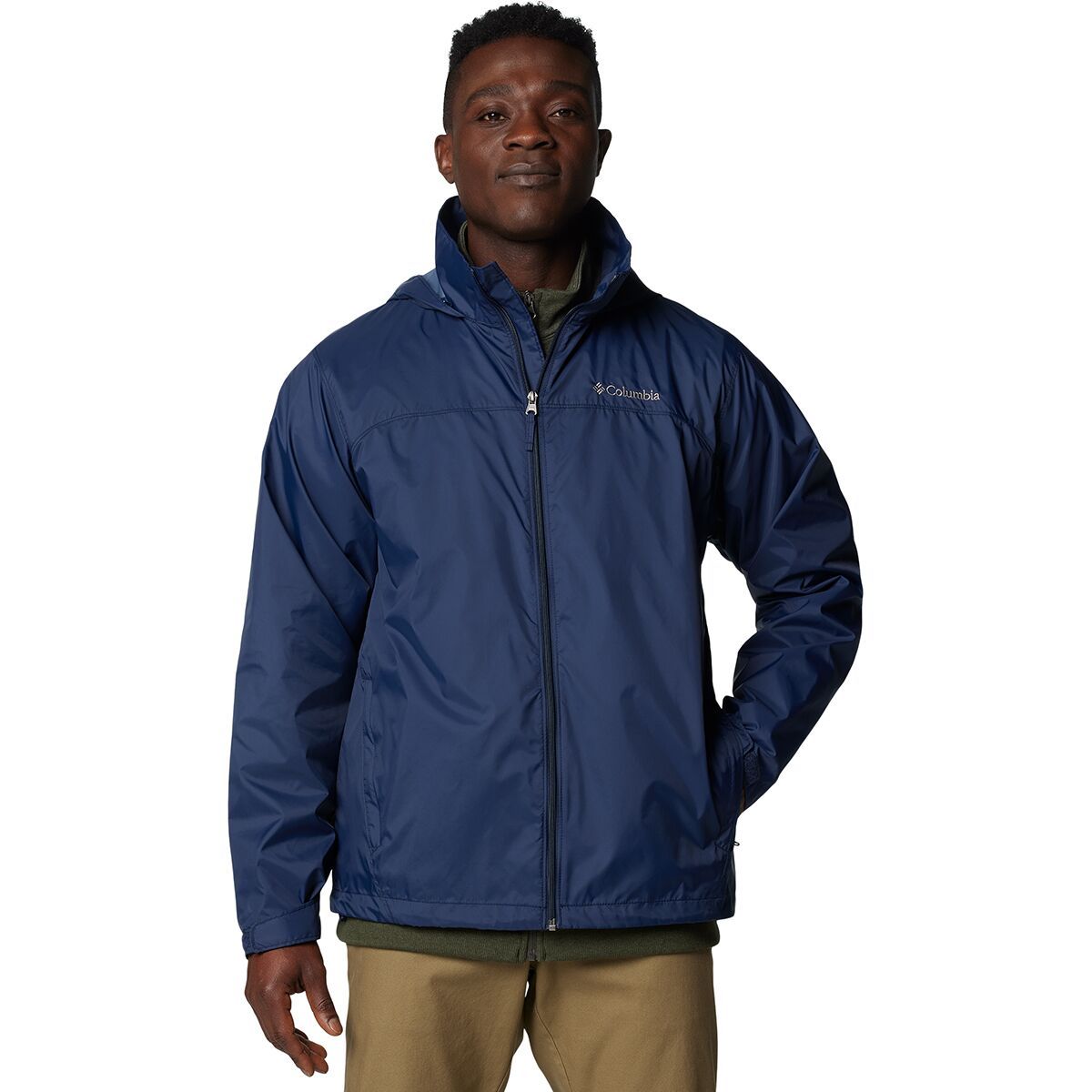 Image of Columbia Glennaker Lake II Rain Jacket - Men's Collegiate Navy, S