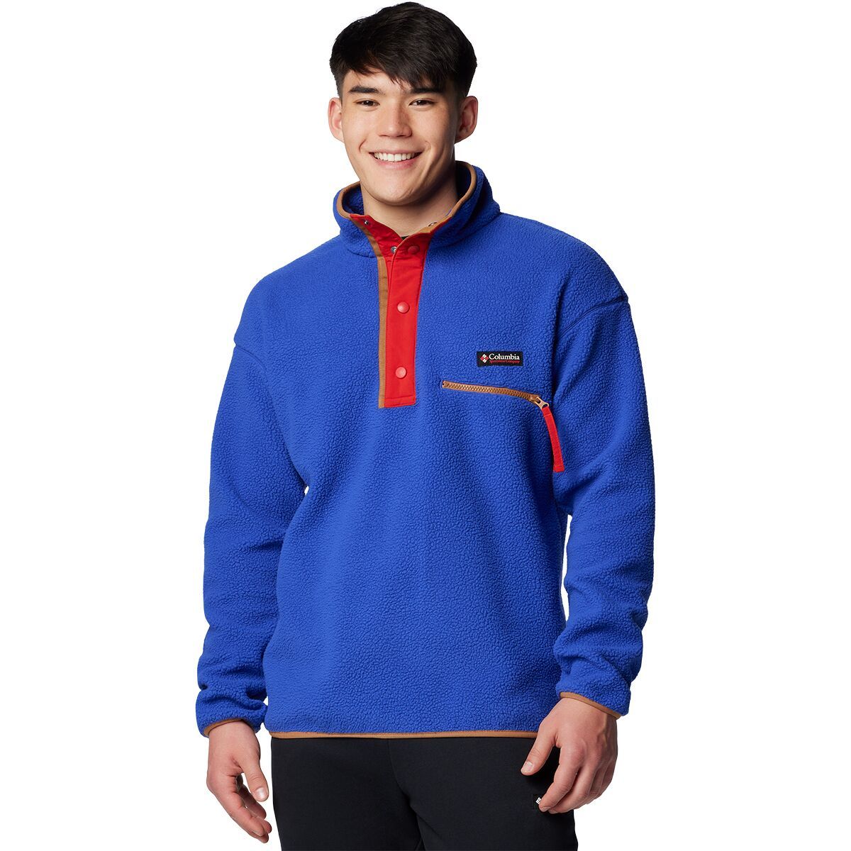 Image of Columbia Helvetia II 1/2-Snap Fleece - Men's Clematis Blue, XL