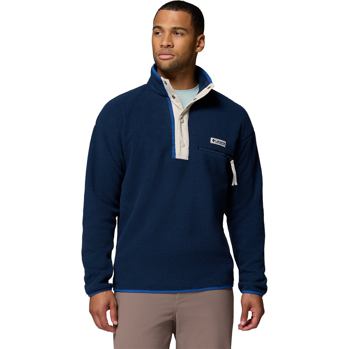 Image of Columbia Helvetia II 1/2-Snap Fleece - Men's Collegiate Navy, XXS