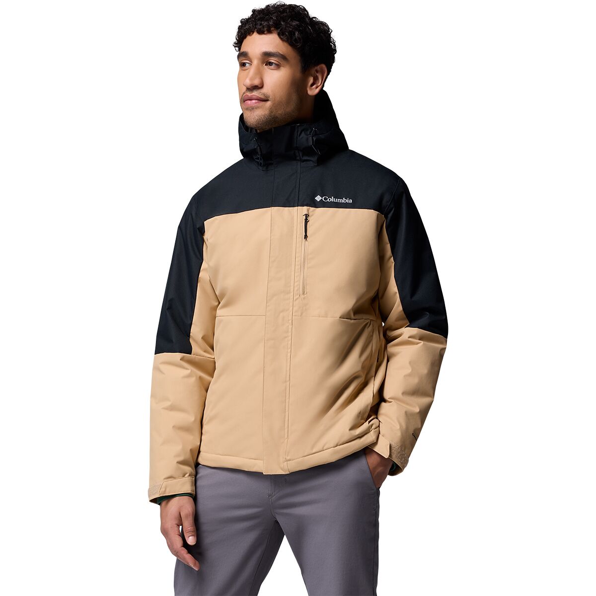 Image of Columbia Hikebound II Insulated Jacket - Men's Canoe/Black, XL
