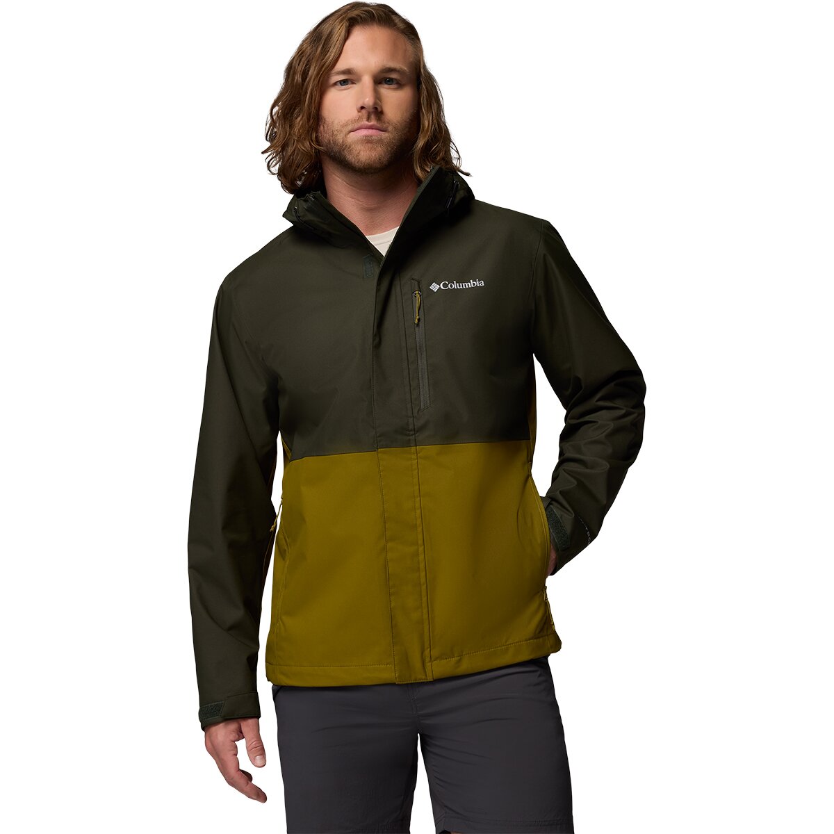 Image of Columbia Hikebound II Jacket - Men's Greenscape/Mossy Green, XL