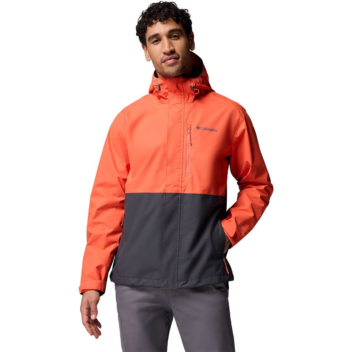 Image of Columbia Hikebound II Jacket - Men's Zing/Shark, XL