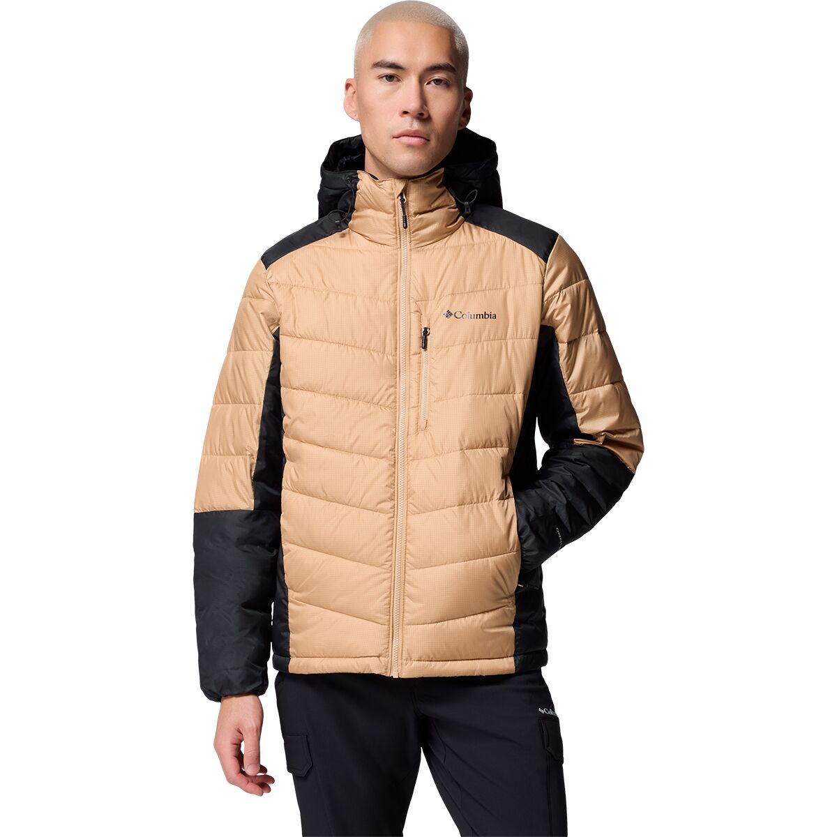 Image of Columbia Labyrinth Loop II Hooded Jacket - Men's Canoe/Black, M