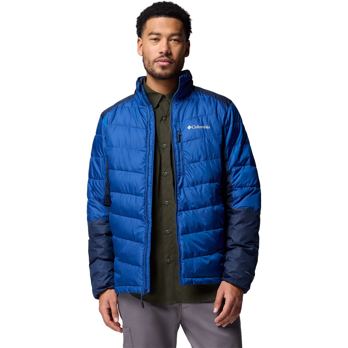Image of Columbia Labyrinth Loop II Jacket - Men's Mountain Blue/Collegiate Navy, L