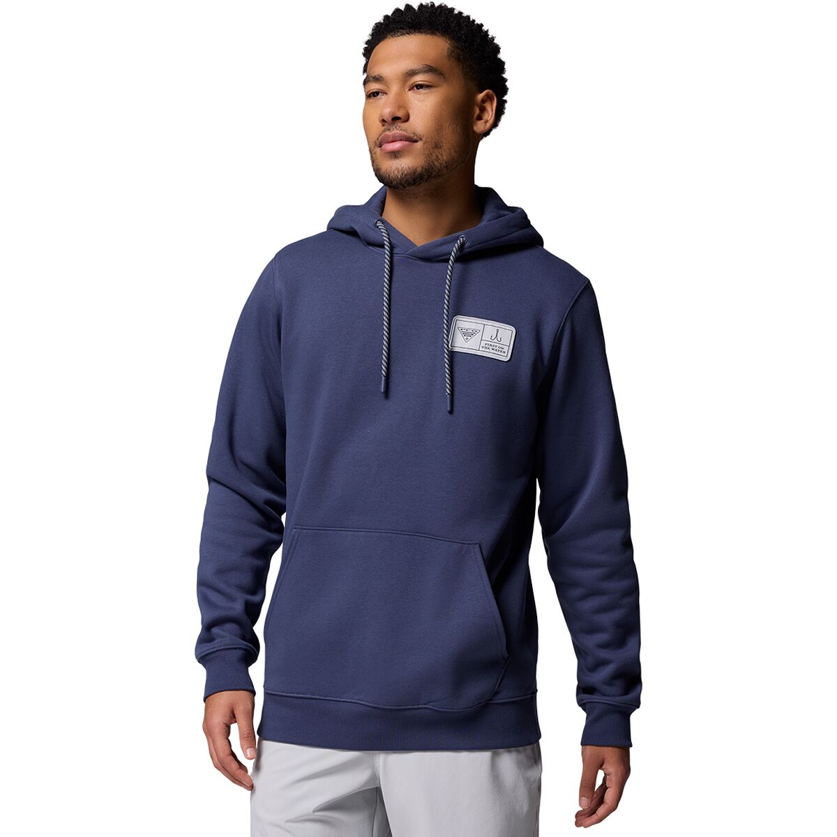 Image of Columbia PFG Castback Hoodie - Men's Nocturnal/Fotw Hooks, M