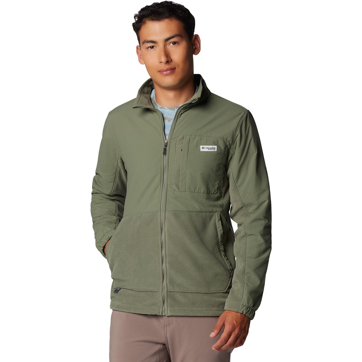 Columbia zip up fleece mens online