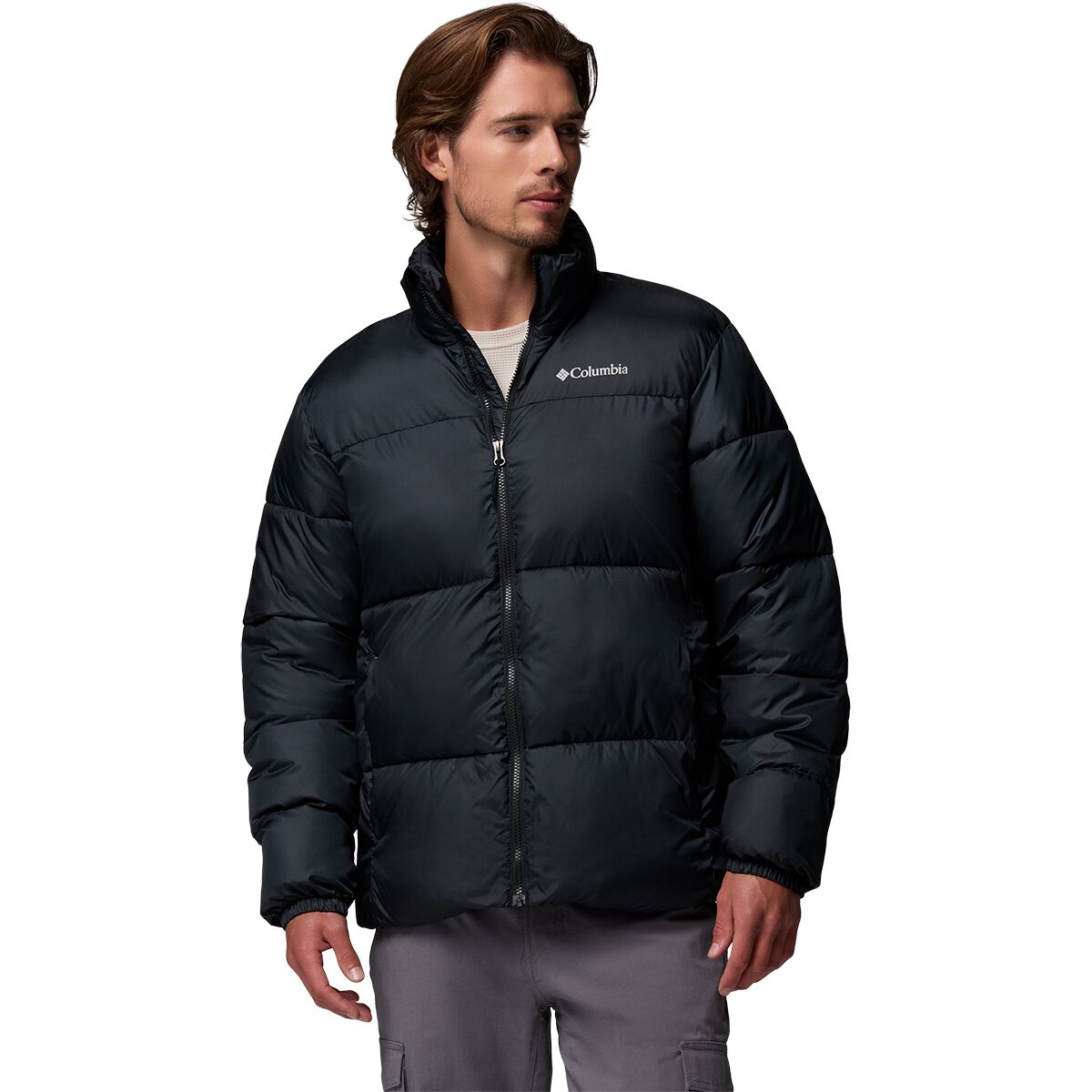 Image of Columbia Puffect III Jacket - Men's Black, S