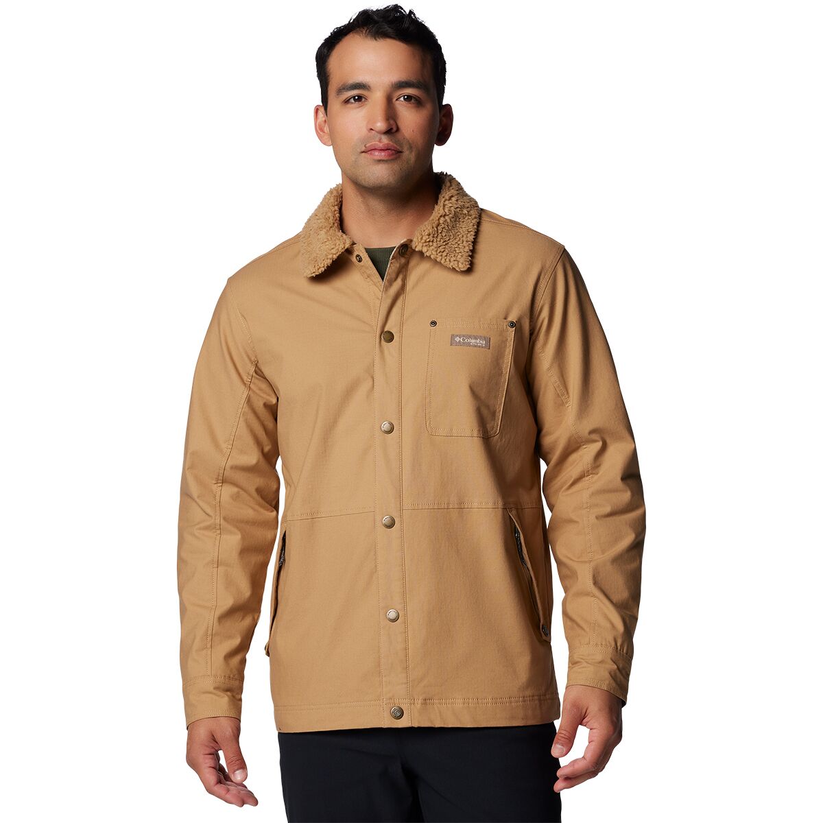 Image of Columbia Roughtail Utility Jacket - Men's Sahara/Timberwoods Camo, XXL
