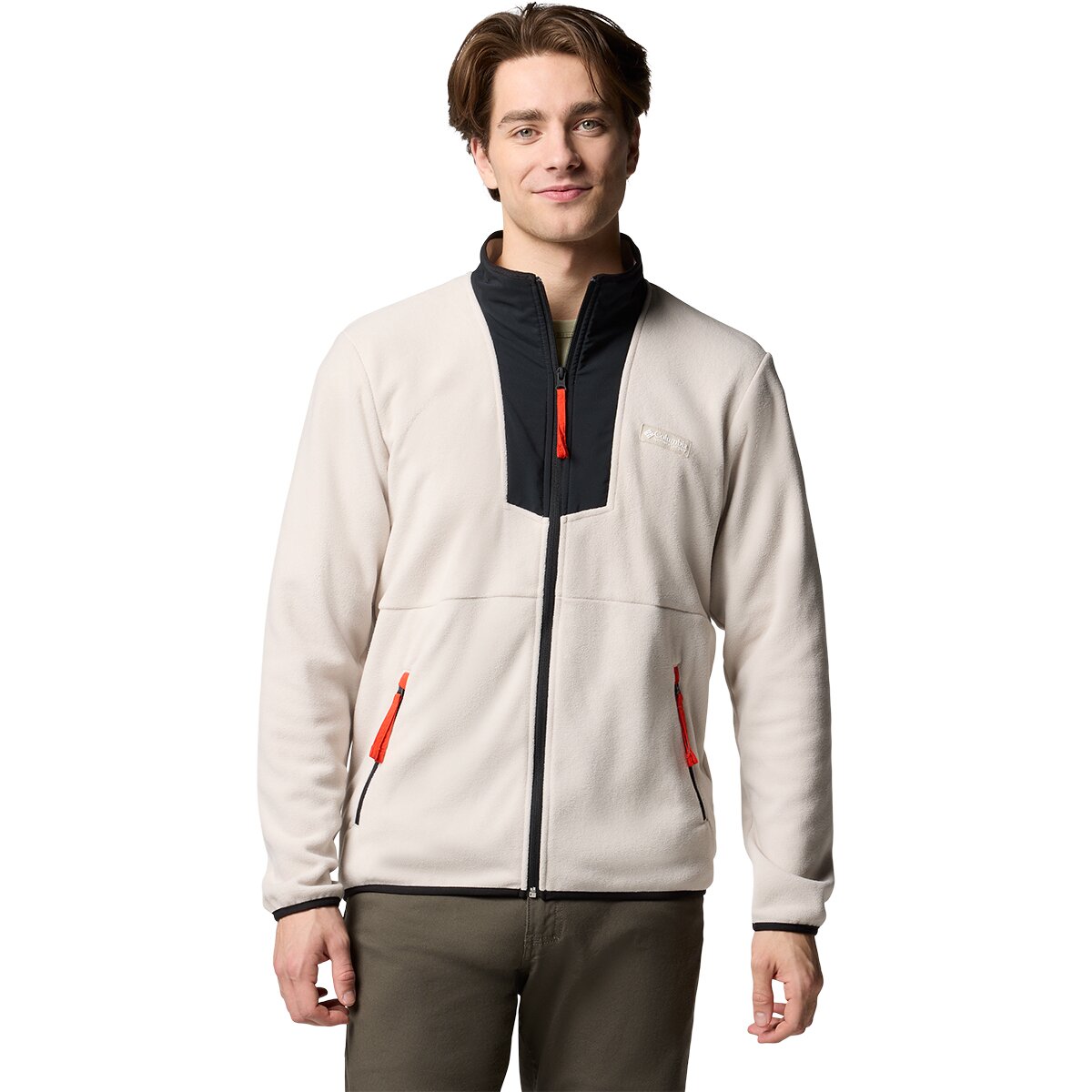 Image of Columbia Sequoia Grove Full-Zip Fleece - Men's Dark Stone/Black, S