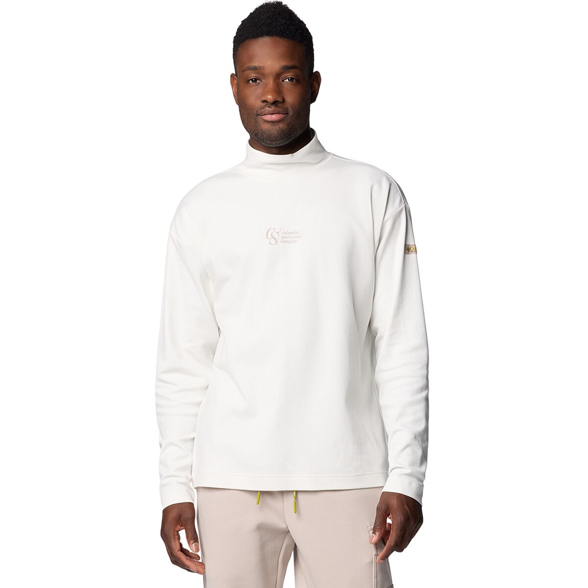 Image of Columbia Wallowa Graphic Long-Sleeve T-Shirt - Men's Sea Salt, L
