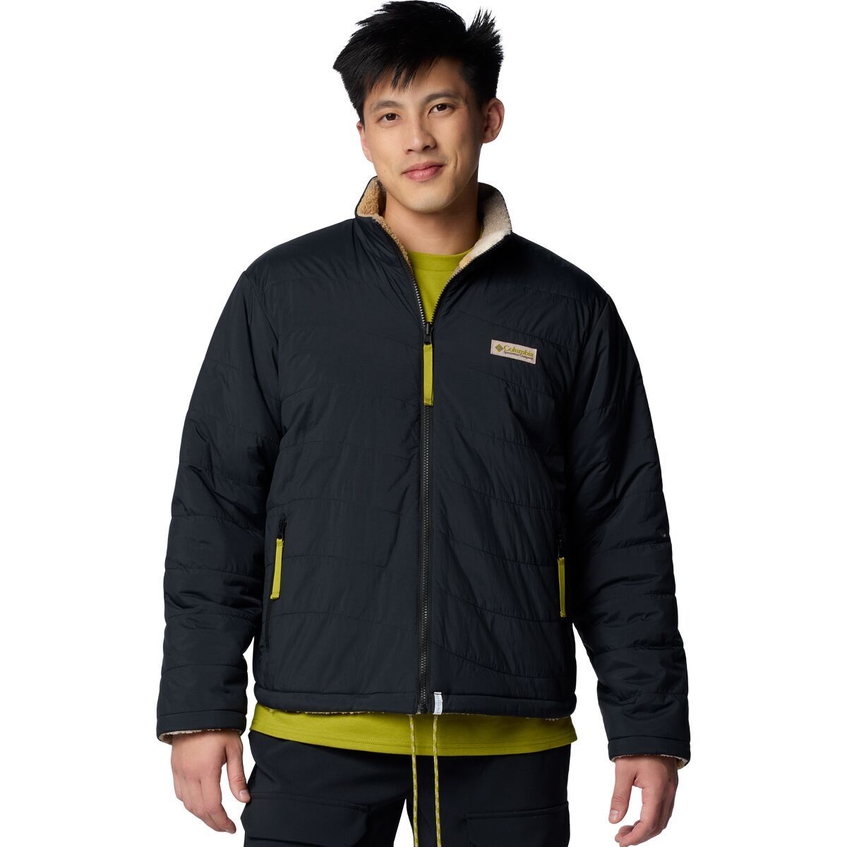 Columbia Wallowa Panorama Reversible Jacket - Men's Black, XL