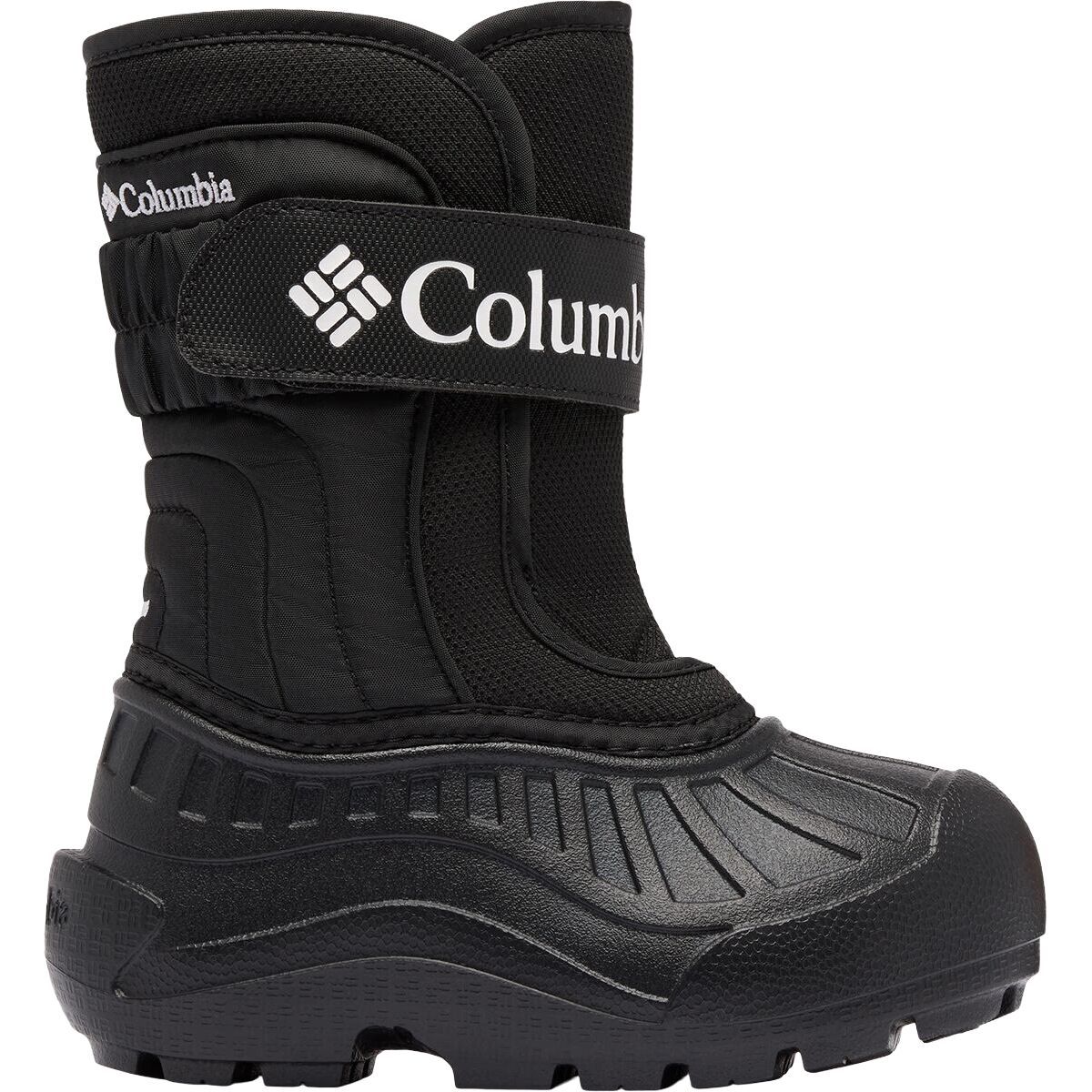 Image of Columbia Powderbug Snowlite Strap Boot - Kids' Black/White, 12.0