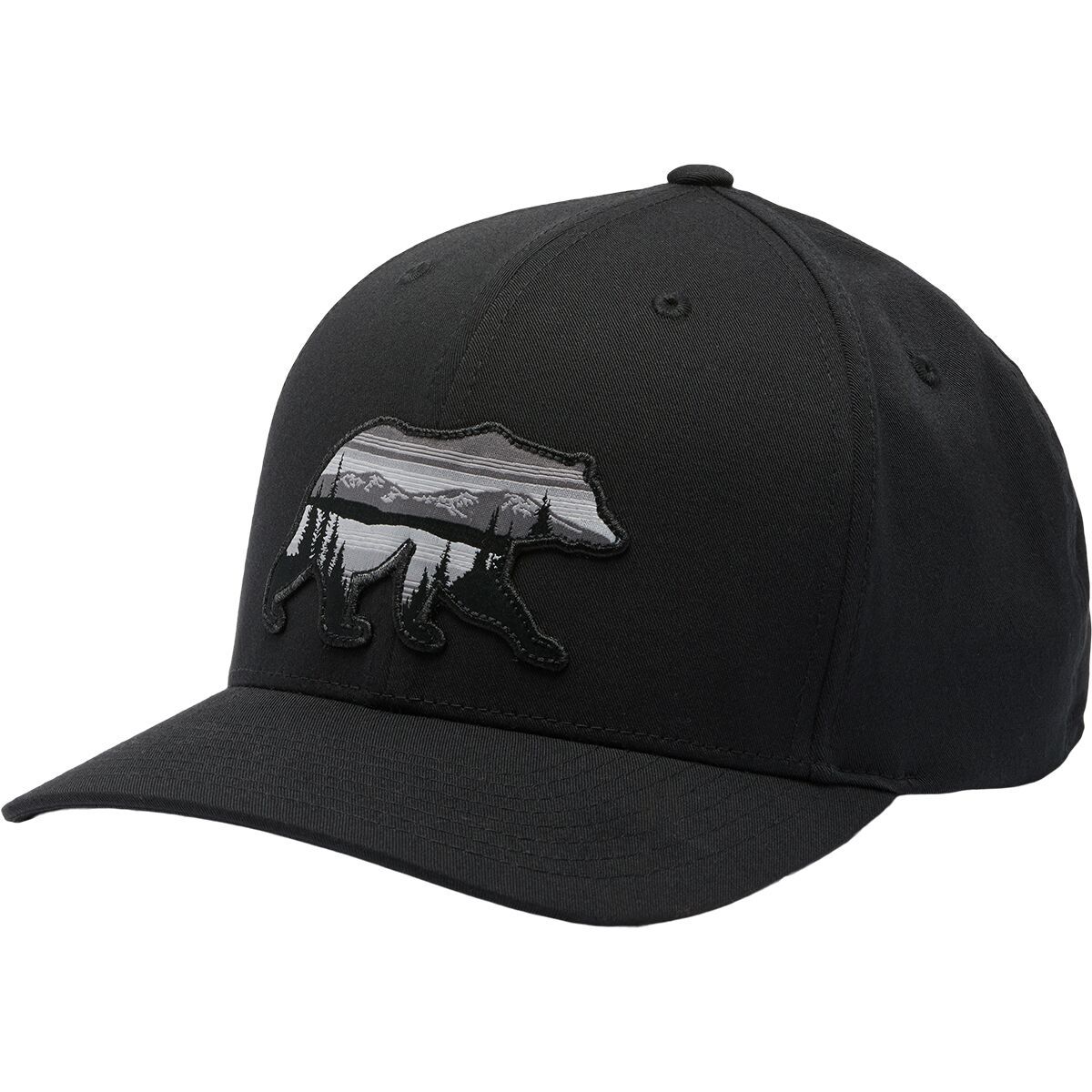 Columbia Lost Lager 110 Snapback Hat Black/Scenic Stroll, One Size