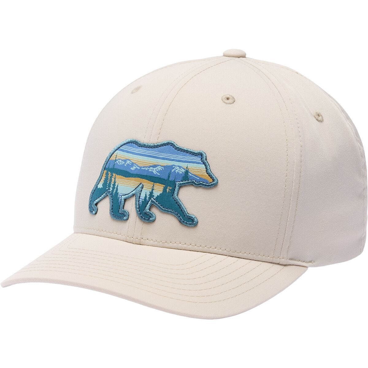 Columbia Lost Lager 110 Snapback Hat Dark Stone/Scenic Stroll, One Size