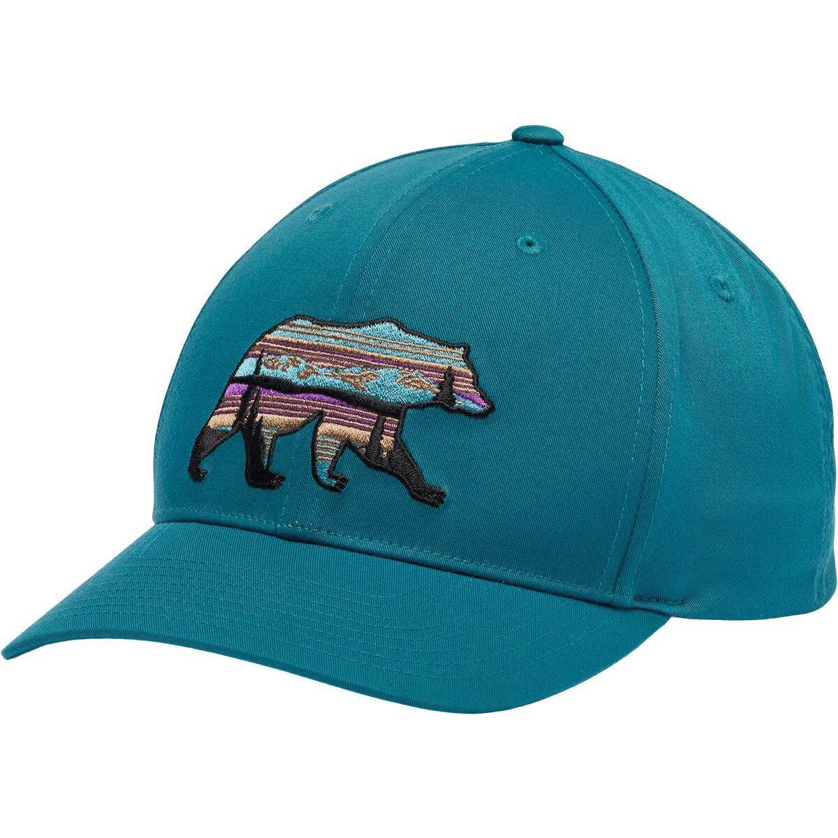 Columbia Lost Lager 110 Snapback Hat River Blue/Scenic Stroll, One Size
