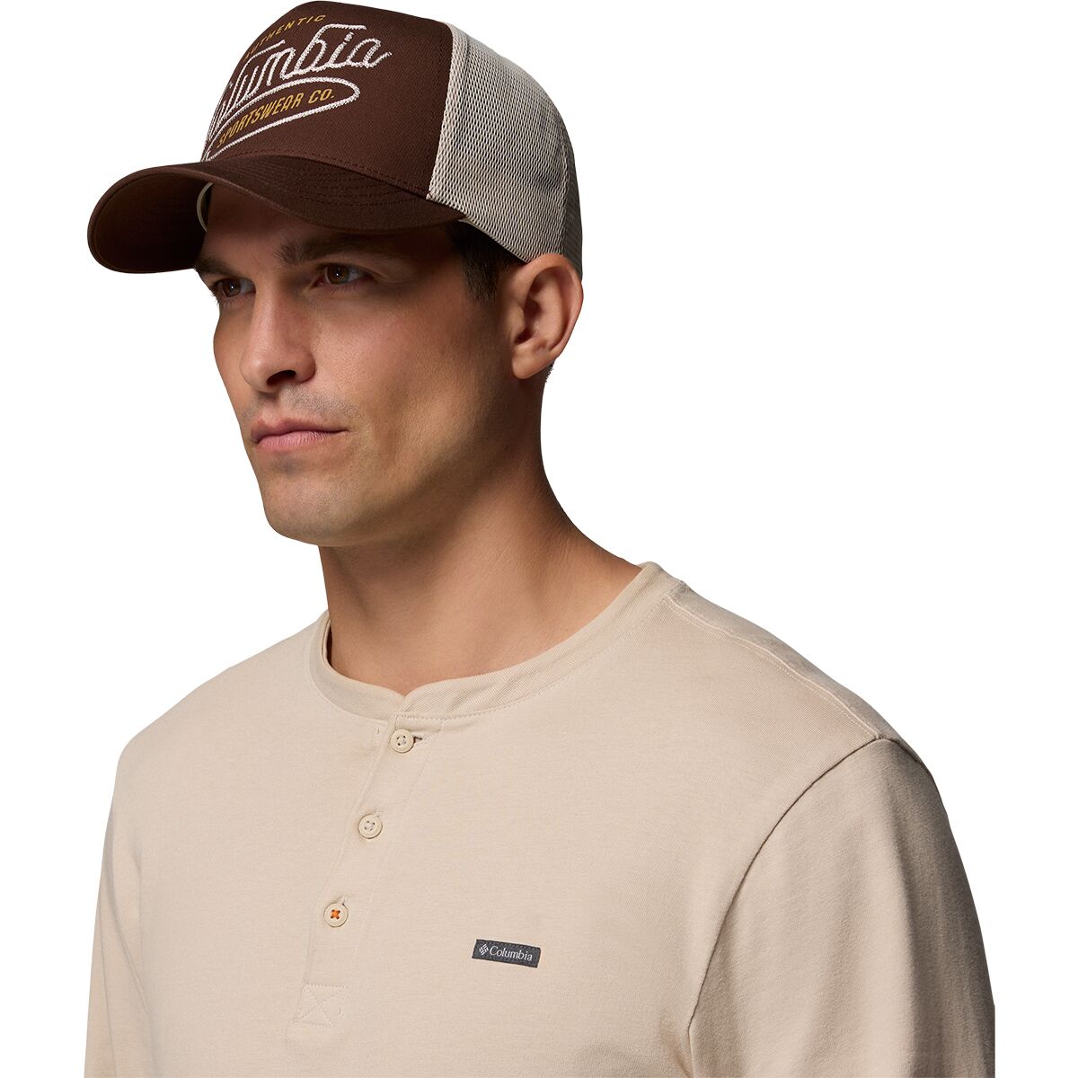 Columbia Road Ready Snapback Hat Tobacco/Dark Stone/Rope Graphic, One Size