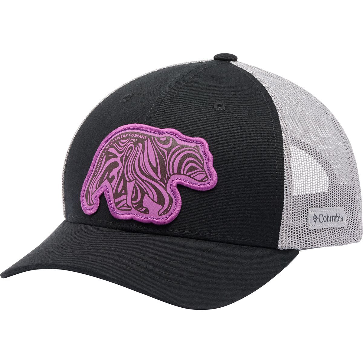 Columbia Snapback Hat - Kids' Black/Columbia Grey/Bear Swirl, One Size