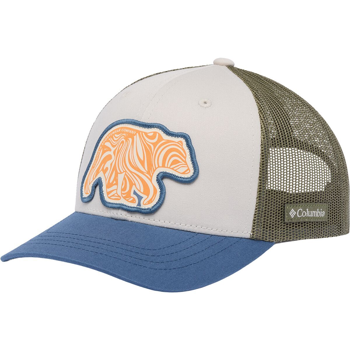 Columbia Snapback Hat - Kids' Dark Stone/Dk Mtn/Stone Green, One Size