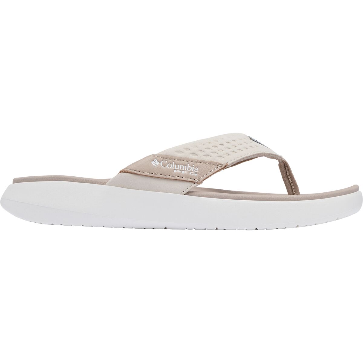 Image of Columbia Boatside Lea PFG Flip Flop - Women's Crushed Clay/Dark Stone, 7.0
