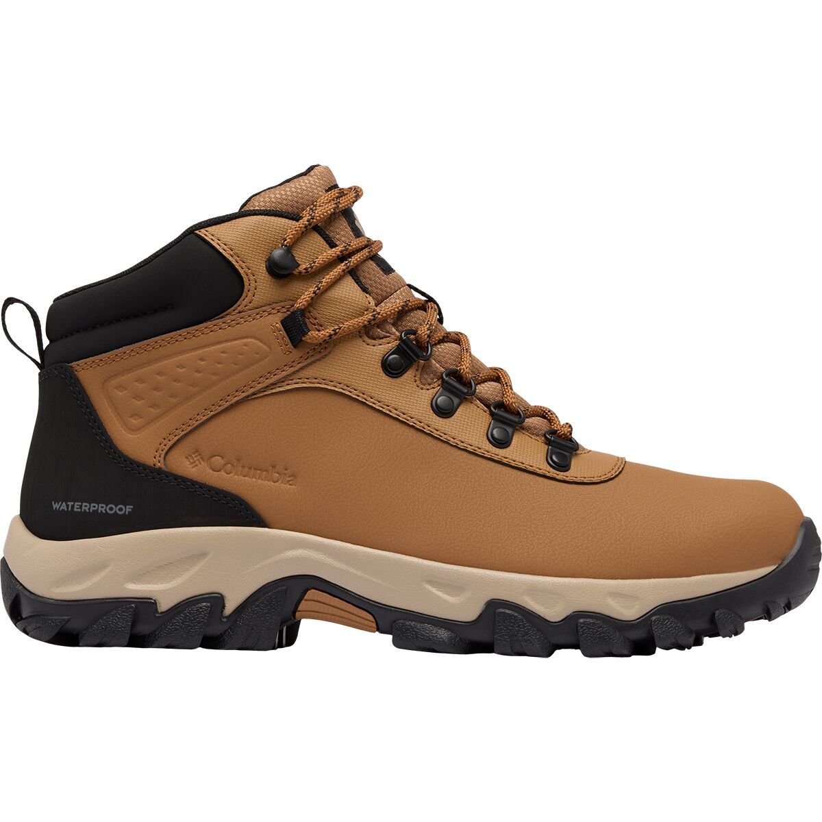 Image of Columbia Newton Explorer Mid Hiking Shoe - Men's Elk/Black, 13.0