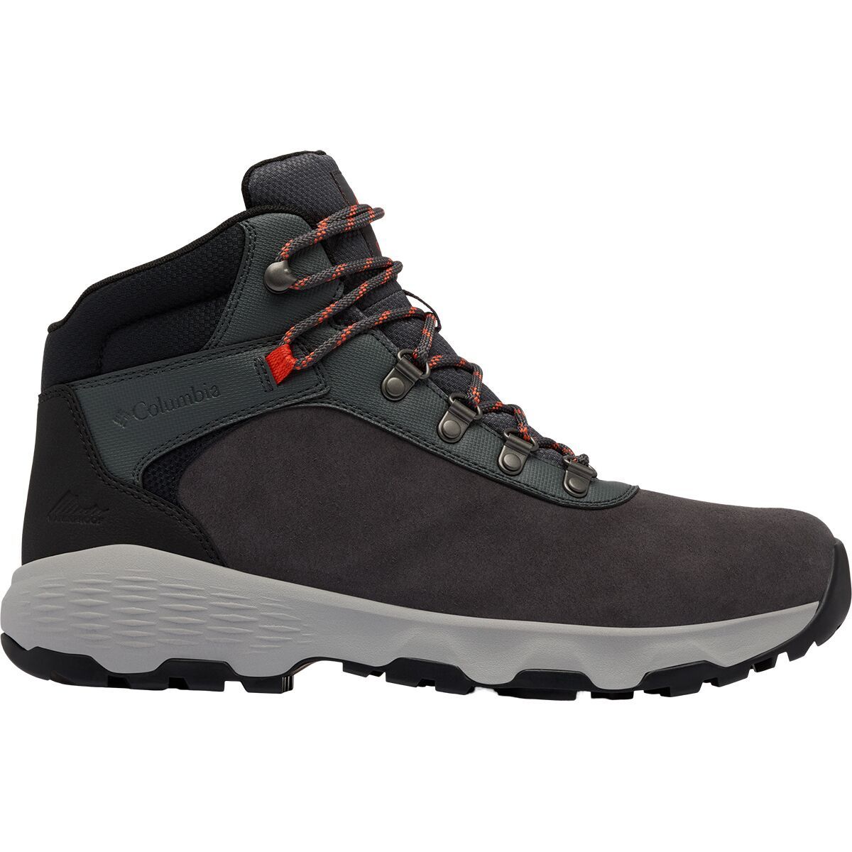 Image of Columbia Newton Wander Hiking Boot - Men's Dark Grey/Red Quartz, 9.0