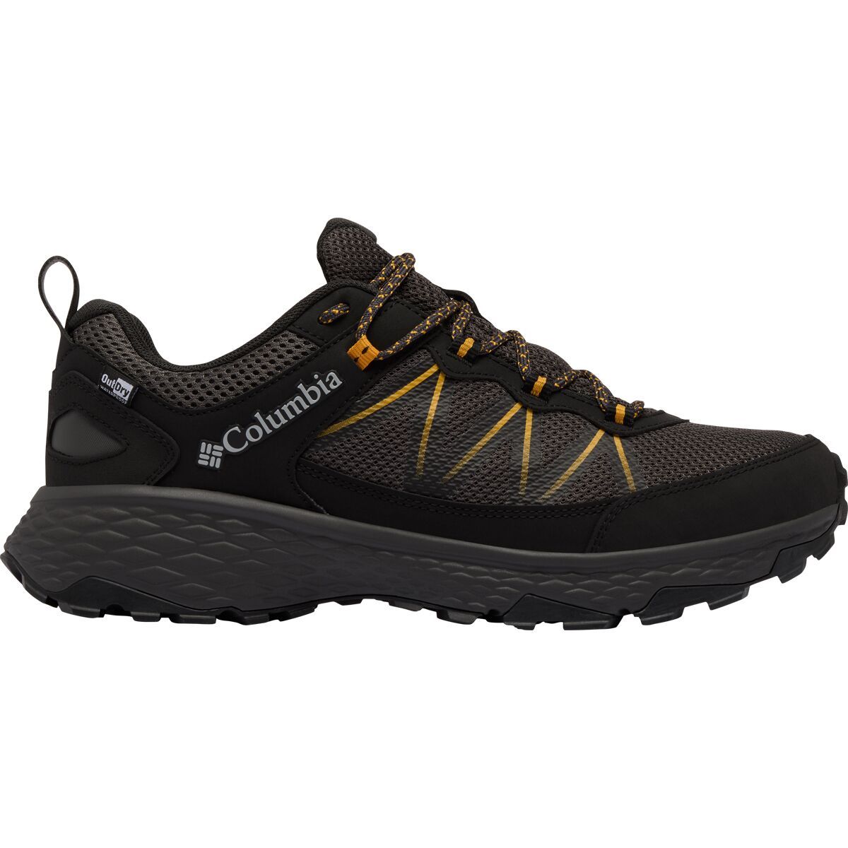 Image of Columbia Peakfreak Rush Outdry Shoe - Men's Black/Raw Honey, 9.0
