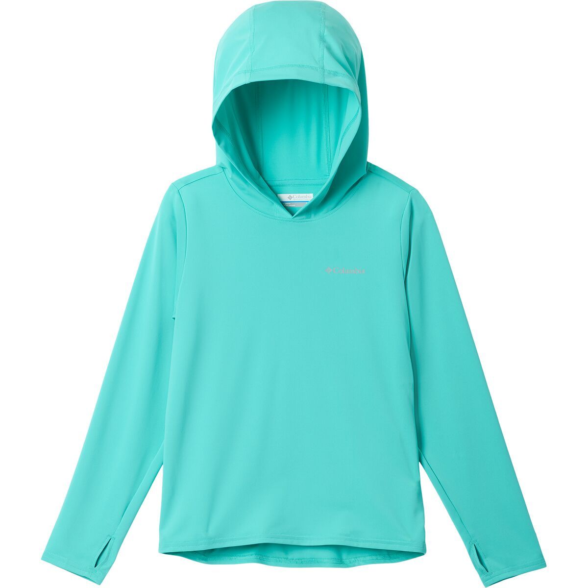 Image of Columbia Chill River Hoodie - Kids' Dolphin, XL