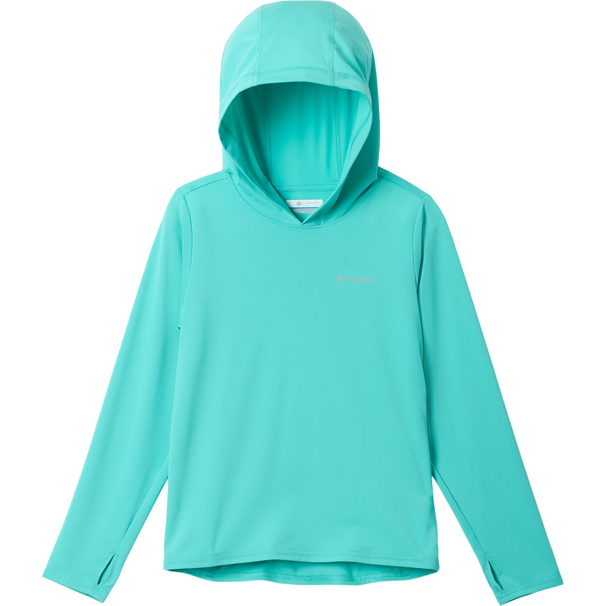 Image of Columbia Chill River Hoodie - Kids' Dolphin, XL