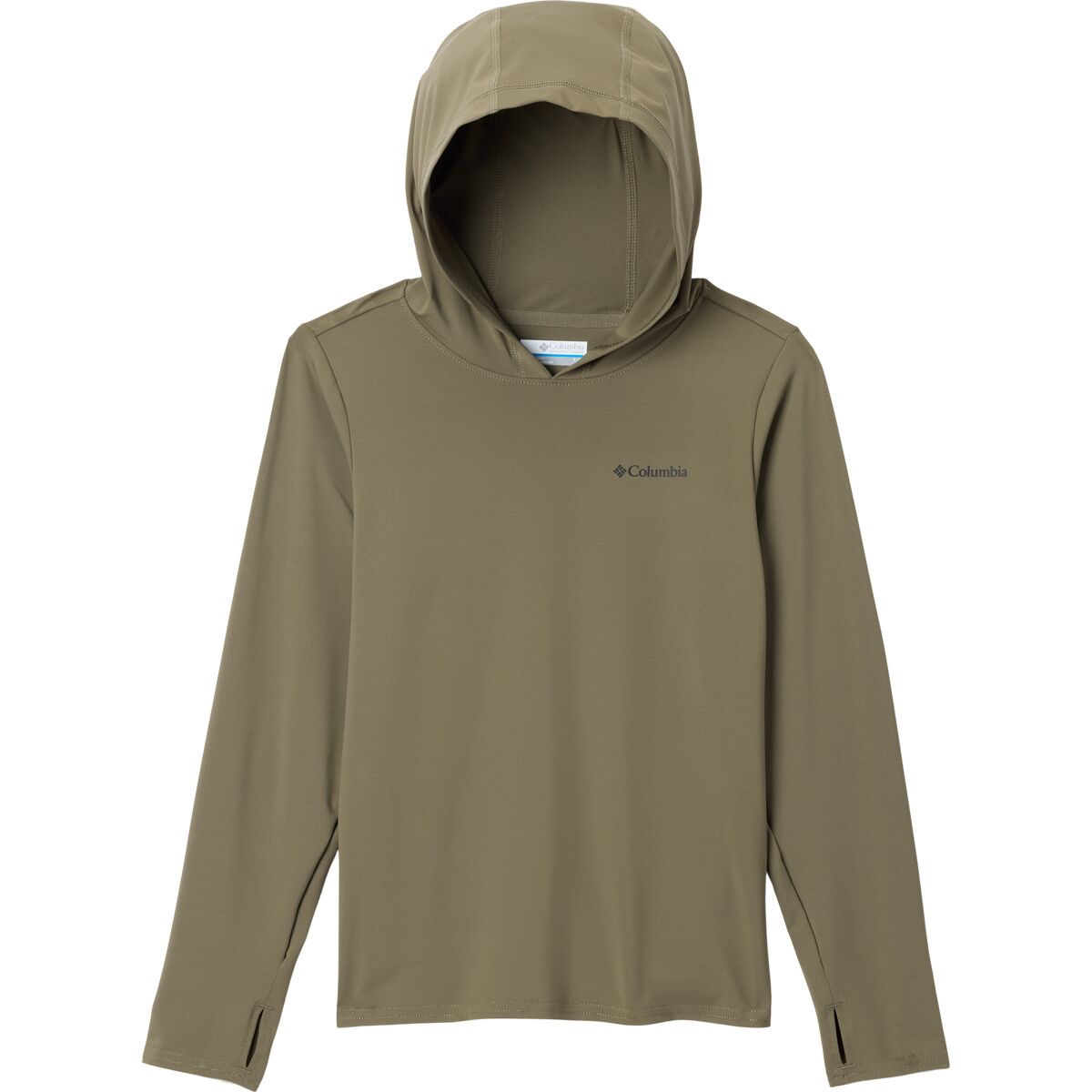 Image of Columbia Chill River Hoodie - Kids' Stone Green, M
