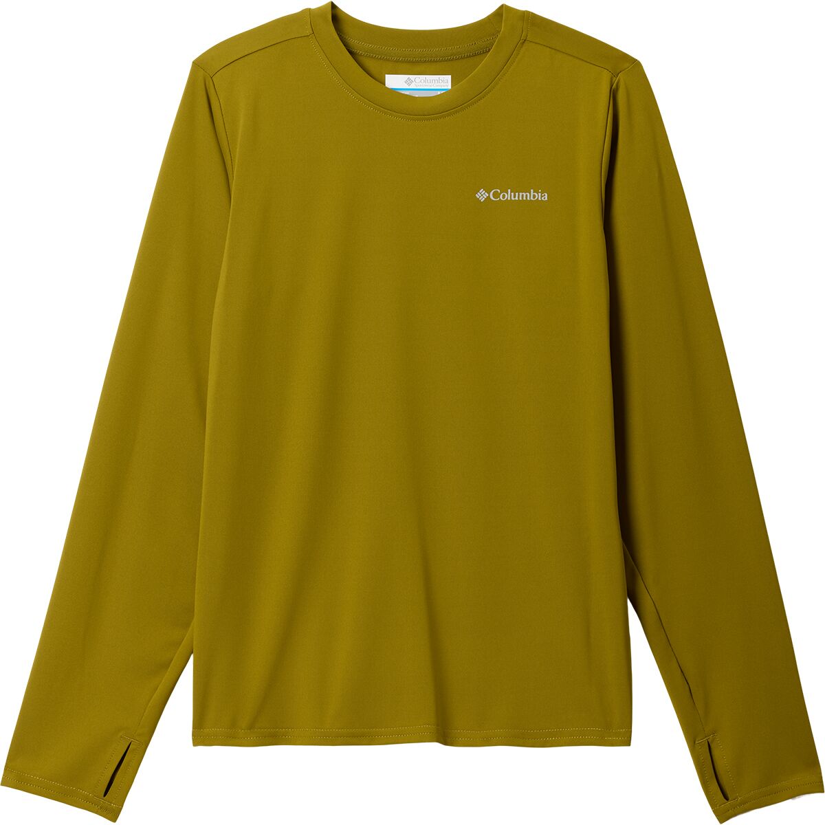 Image of Columbia Chill River Long-Sleeve Shirt - Kids' Mossy Green, S