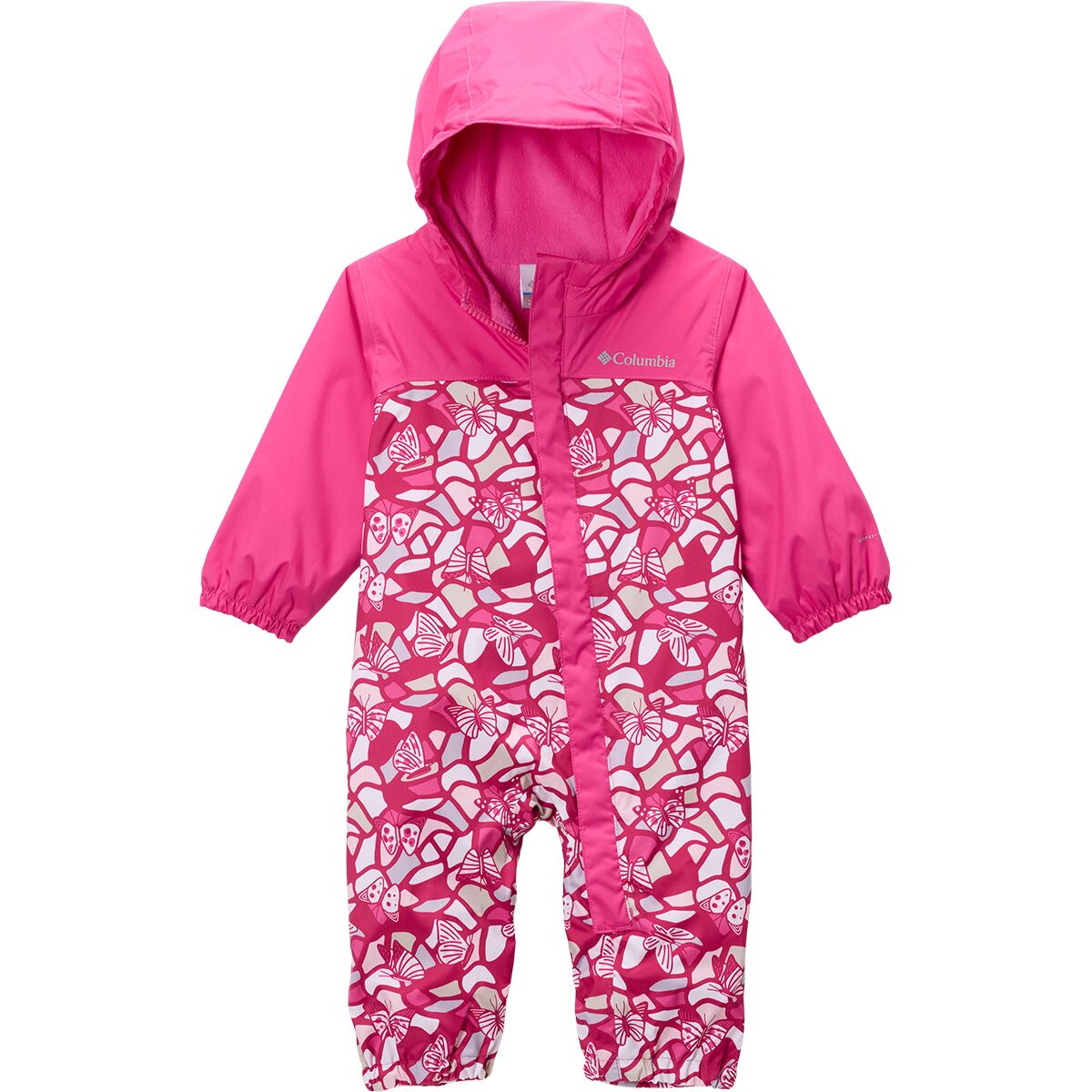 Image of Columbia Critter Jitters III Rain Suit - Infants' Guava Pink Fly High/Pink Ice, 6/12M