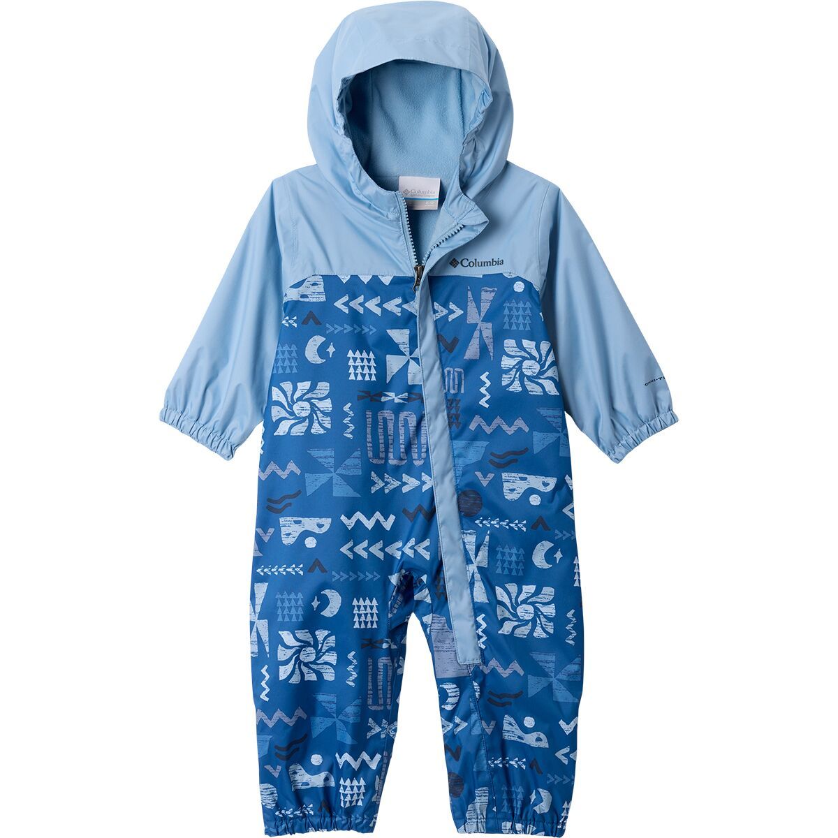 Columbia Critter Jitters III Rain Suit - Infants' Mountain Blue Outerbounds/Ripple Blue, 12/18M