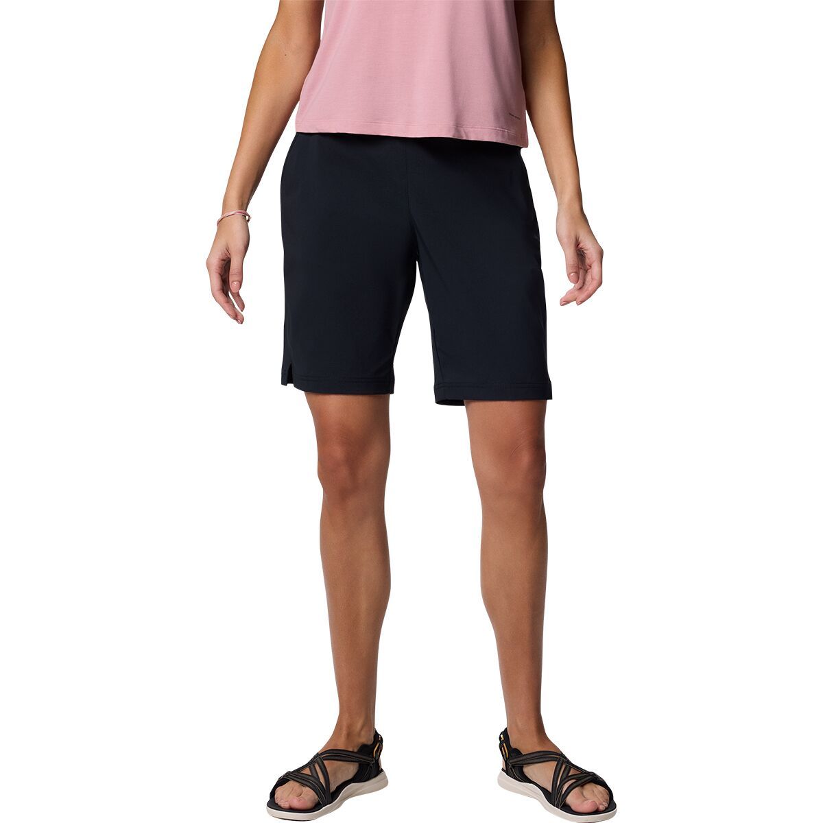 Image of Columbia All Seasons 11in Long Short - Women's Black, M