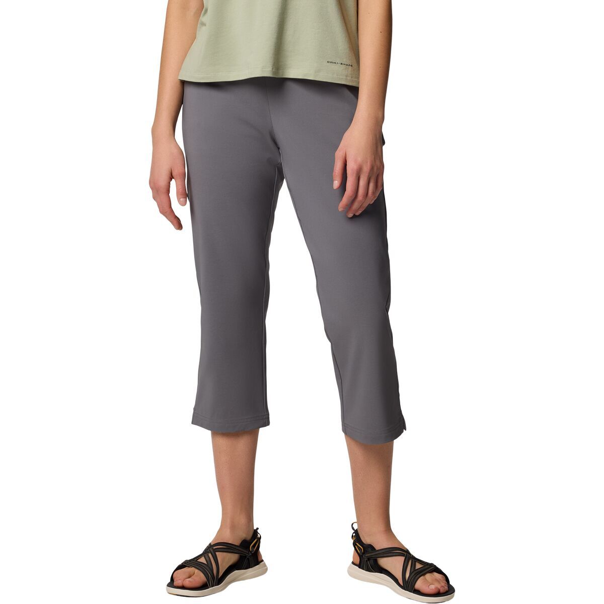 Image of Columbia All Seasons Capri Pant - Women's City Grey, M