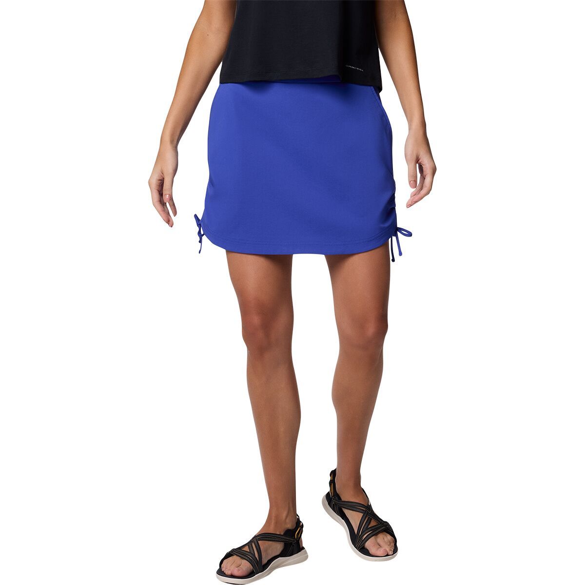 Image of Columbia All Seasons Ruched Skort - Women's Clematis Blue, S