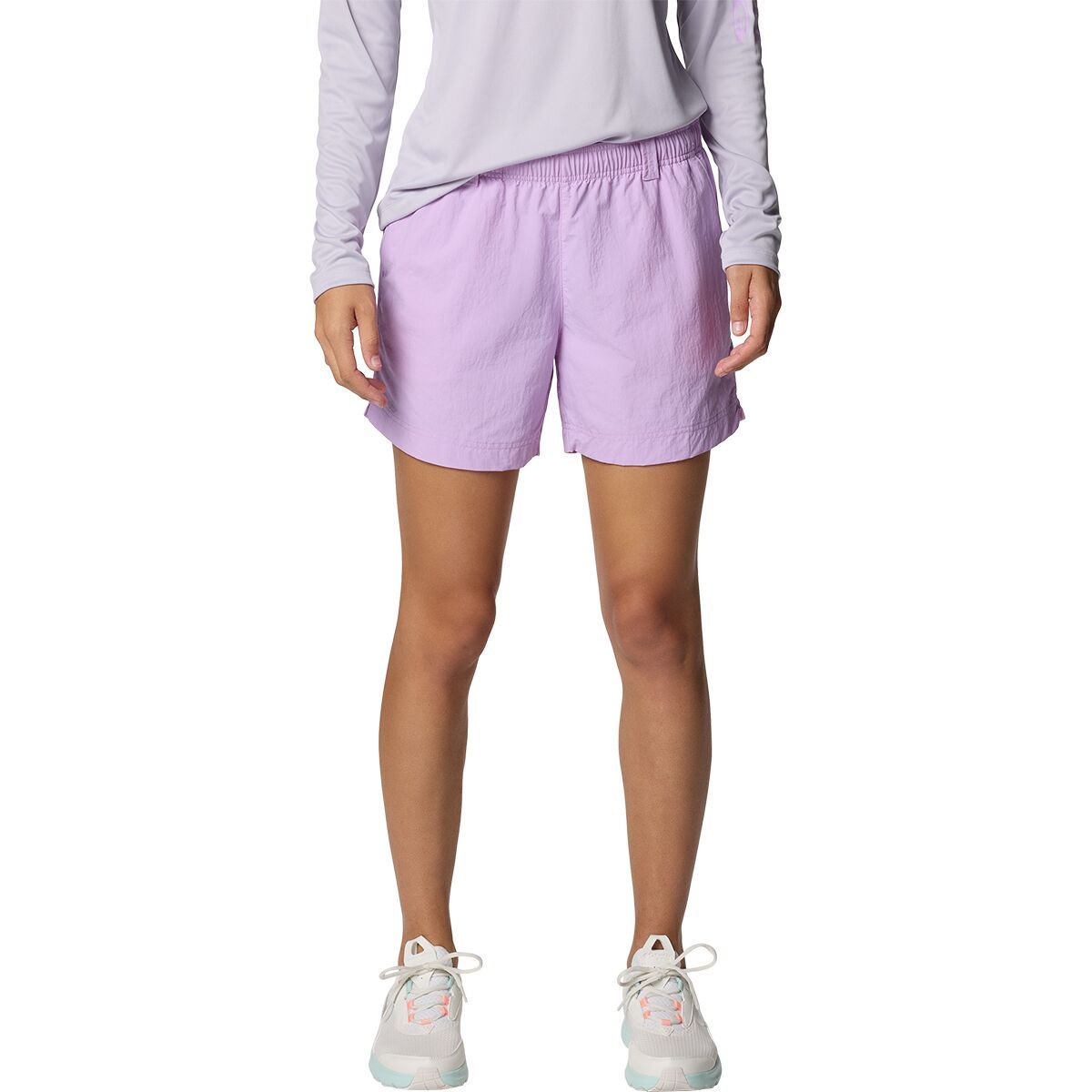 Image of Columbia Backcast II 5in Water Short - Women's Hydrangea, S