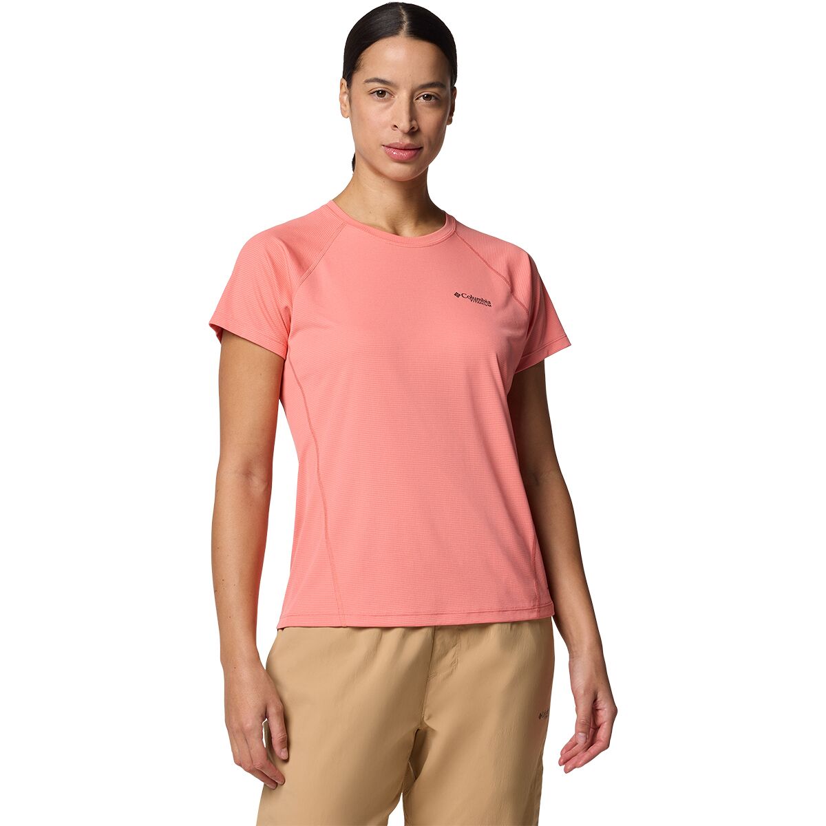 Image of Columbia Cirque River Pro Short-Sleeve Crew Shirt - Women's Alpenglow, XL