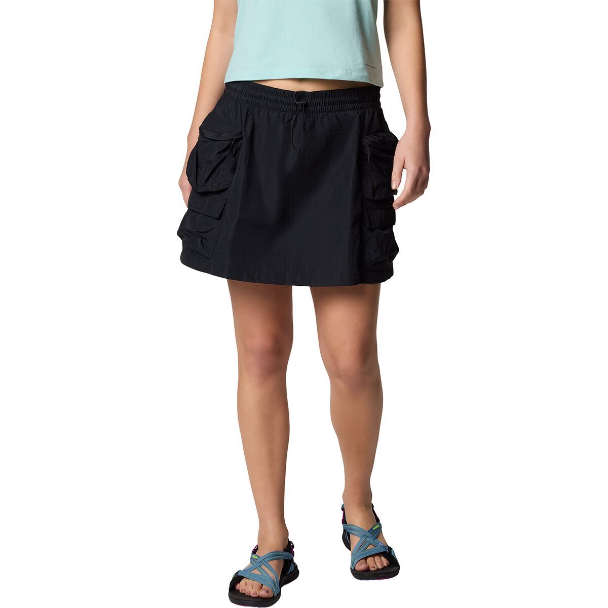 Image of Columbia Elevated View Cargo Skort - Women's Black, M
