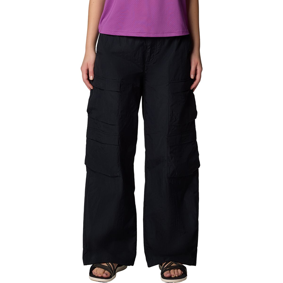 Image of Columbia Elevated View Parachute Pant - Women's Black, XL/Reg