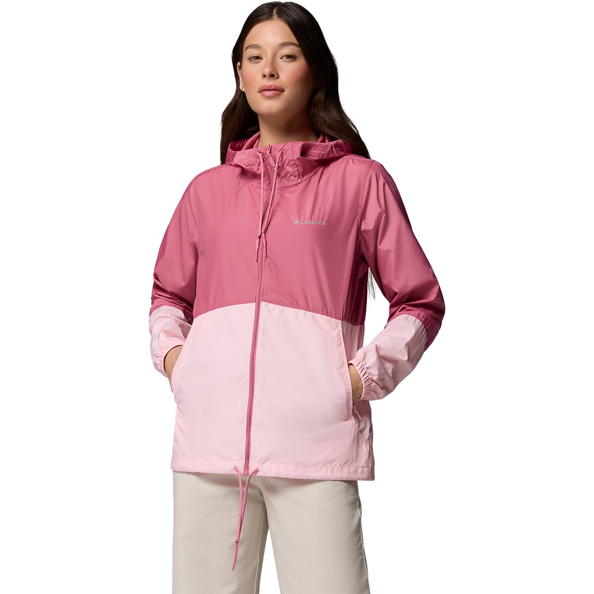 Image of Columbia Flash Forward II Windbreaker - Women's Rosette/Satin Pink, XL