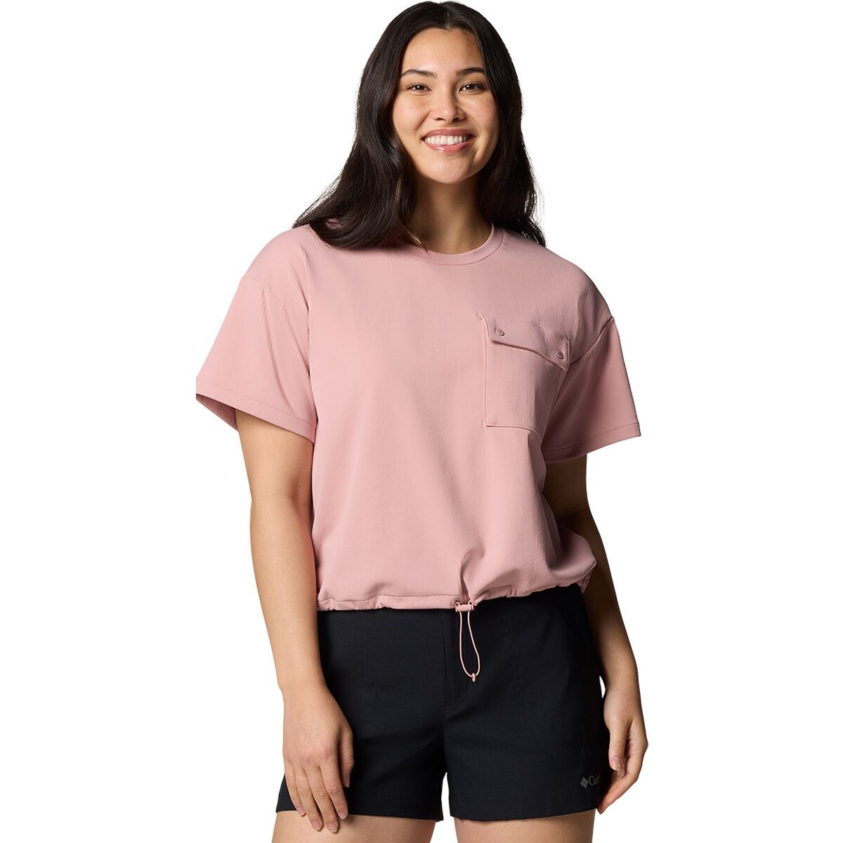 Image of Columbia Granite Point Knit Short-Sleeve Shirt - Women's Eraser Pink, L