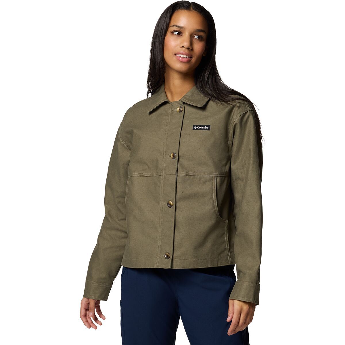 Image of Columbia Indigo Canyon Jacket - Women's Stone Green, XL