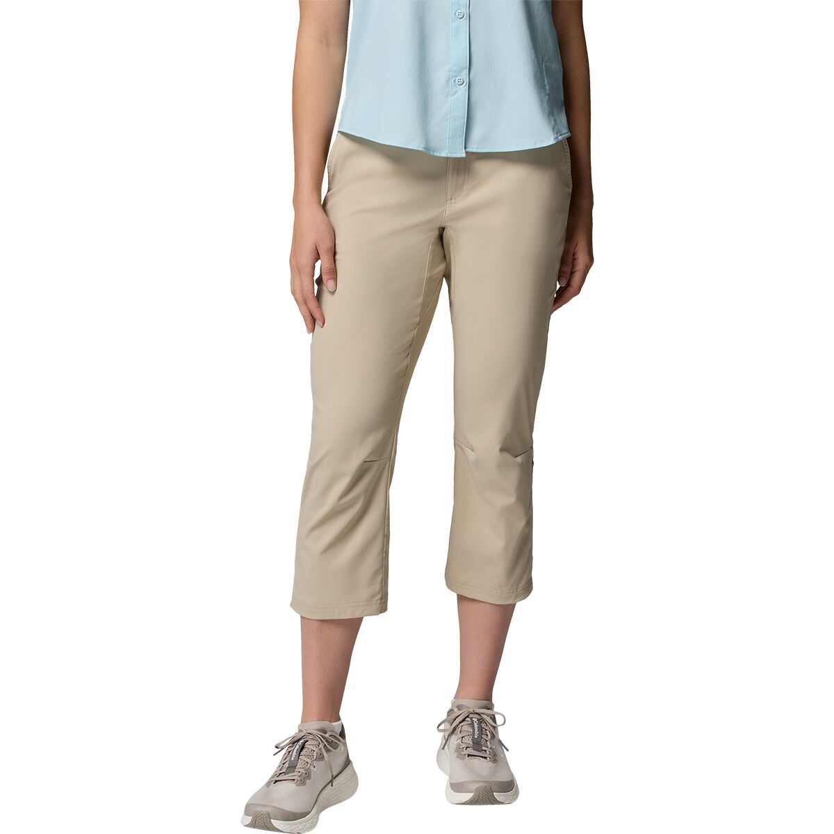 Image of Columbia Leslie Falls Capri II Pant - Women's Ancient Fossil, 10